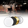 Light Reflector 80CM 5 in 1 Multi Disc Collapsible Circular