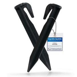 G greengrass tools Hook Pegs for Robotic Lawnmower Cable Pegs Wire Attachment Earth Anchor - Shatterproof Reinforced - Compatible with Husqvarna, Gardena, Worx, Robomow, Yard Force, Bosch, Pieces: 200