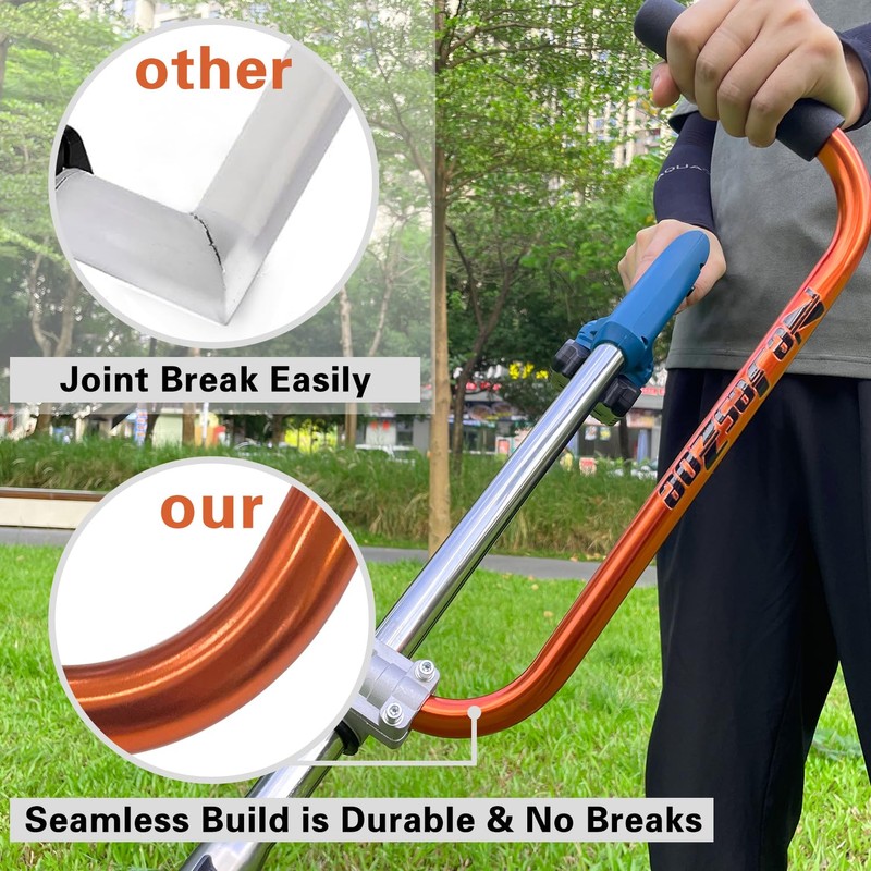 NeJesZoe Ergonomic Trimmer Handle Grip for Weed Wacker Extension Handle,