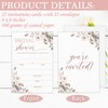 GOLRMC Wildflower Bridal Shower Invitations, 4x6 Set of 25 Wildflower