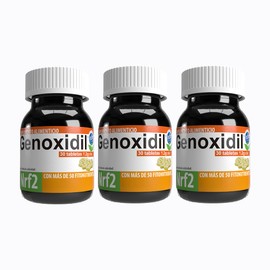 Genoxidil 3 Pack  30 Tabletas  Estimulador Nrf2  52 Fitonutrientes  Glutatión, Cúrcuma, Cisteína Bioactiva, Alga Cianofícea, Alga Espirulina,...      