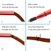 LAIBOREC Wacky Rigging Tool, Fishing Bait Rigs, Wacky Rig Ring