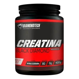 Diamondtech Creatina Monohidratada Black Diamond 400gr Sabor Piña Colada