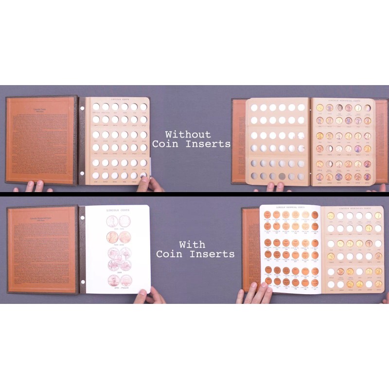 Coin Data Inserts Statehood Quarter P&D 1999-2008 *CDI Insert/Data Pgs*