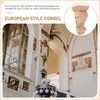 Wooden Console, Capitals Made of Wood, Decorative Shelf Brackets Wood