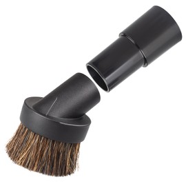 Vacuum Brush Attachments,1.25” Round Dust Brush For Shark Vacuum Attachments. Replacement For Shark vacuum Accessories Brush And Hose Adapter - Convert 1-1/4 Vacuum Tools to 1-1/2 inch Vacuum Hose