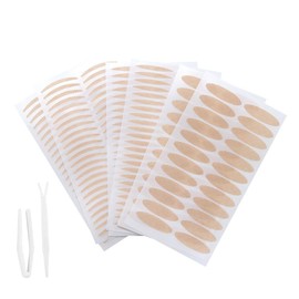 Pack of 240 Slip-On Eyelid Stripes, Eyelid Tapes, Eyelid Stripes, Eyelid Tape, Double-Sided Eyelid Tapes, Invisible Double Eyelid Stripes, with Fork Rods, Tweezers