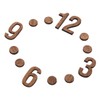 Operitacx 1 Set DIY Digital Clock Numbers Replacement Numerals for