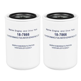 2Pcs 18-7866 Fuel Filter Fuel Water Separating Filter Compatible with Yamaha MAR-FUELF-IL-TR & MAR-10MEL-00-00, for Mallory 9-37807,for Sierra Marine 18-7866