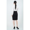 syvent Women's Plus Size Office Skirt, Business Suit Pencil Skirt,