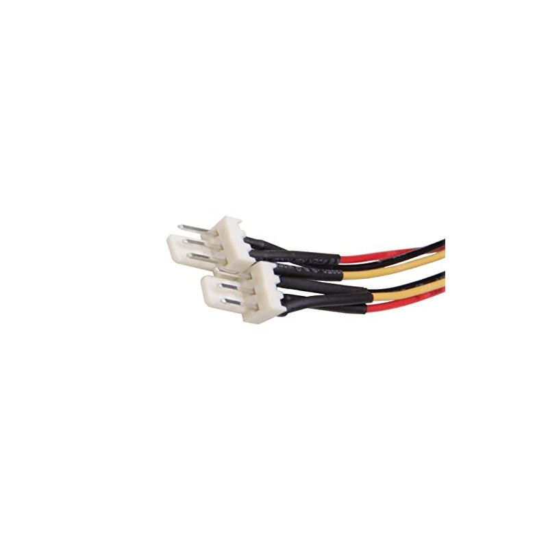 cablepelado Alimentacion Cable Fan 3Pin/H - 2 x 3pin/M 0.25