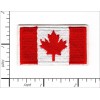 Patchwork Paradise Canada Flag Embroidered Iron-On Patch Canadian Maple Leaf