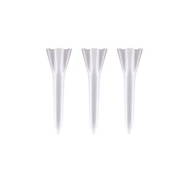 IZZO Golf Plastic Golf Tees, 1.5 Inch, White (Pack of 100)