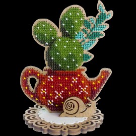 Wonderland Crafts Bead embroidery kit on wood FLK-407