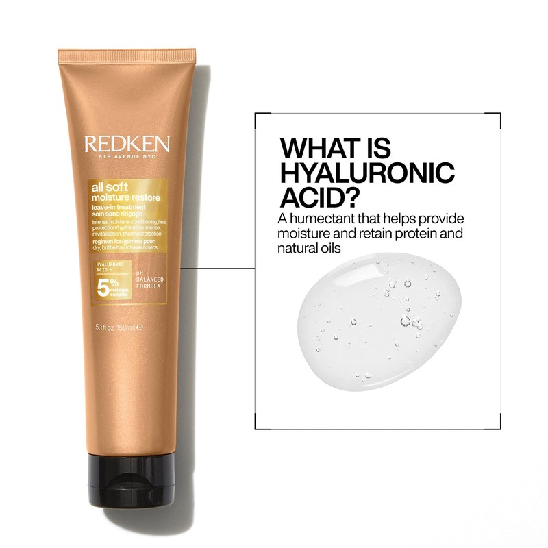 REDKEN All Soft Moisture Restore, Leave In Conditioning Moisture Boost