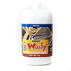 PEGAMENTO BLANCO PARA MADERA PRESTO WOODY (4 kg)
