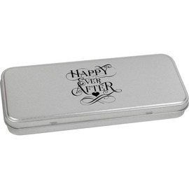 'Happy Ever After' Metal Hinged Stationery Tin/Storage Box (TT00249820)