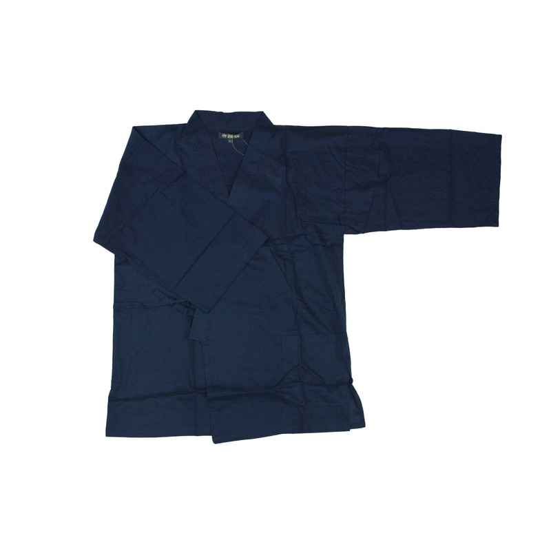 Tosen Work Clothes, Men's, Midori (Navy), 100% Cotton, navy