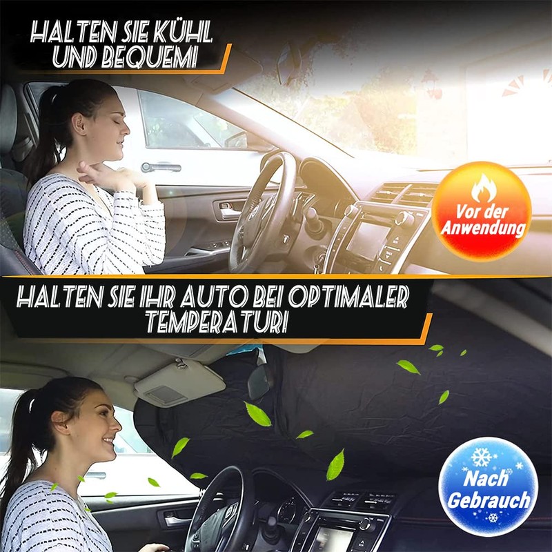 Anyingkai Sun Protection Car Front Windscreen Interior, Car Sun Protection