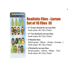 YZD Realistic Fly Fishing…