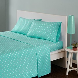 Mi Zone Polka Dot Printed 100% Cotton Sheet Set