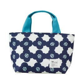 [2022] Wpc. Patterns Insulated Lunch Bag Camellia Navy W035-088