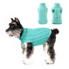 NACOCO Classic Dog Sweater Knitted Turtleneck Dog Sweater Warm Winter