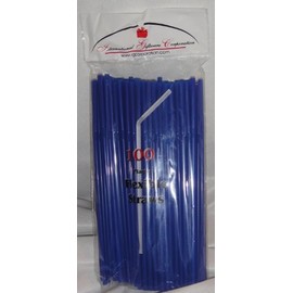 500 Drinking Straws - Flex/Flexible Drinking Straws - Royal Blue - Luau - Wedding - Party - Anniversary Supplies