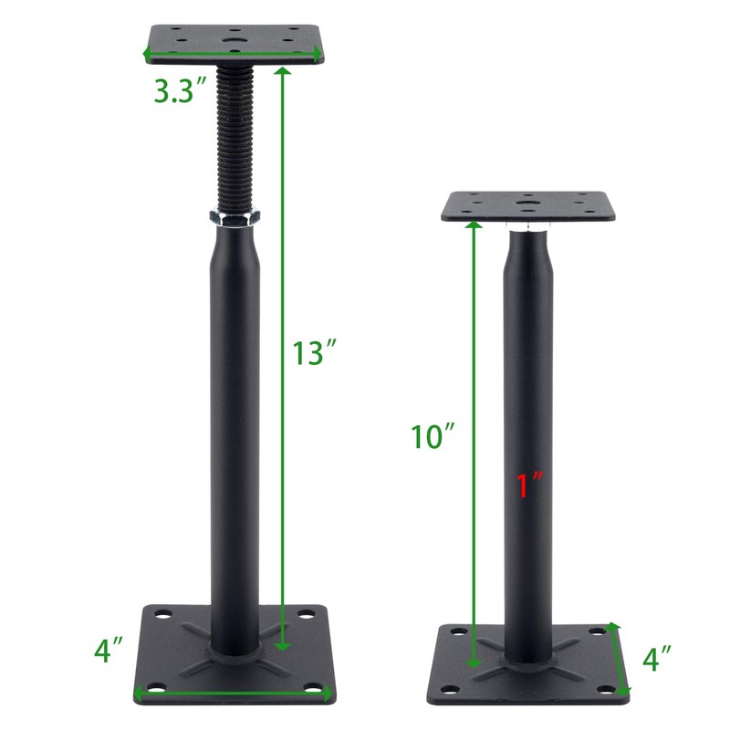 8 Pack Adjustable Support Jack for The Floor, Deck Foundation,RV