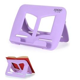 New Book Stand Book Holder Book Stand for Reading Adjustable Book Holder for Reading Not Prone to Rust and Corrosion (Purple)