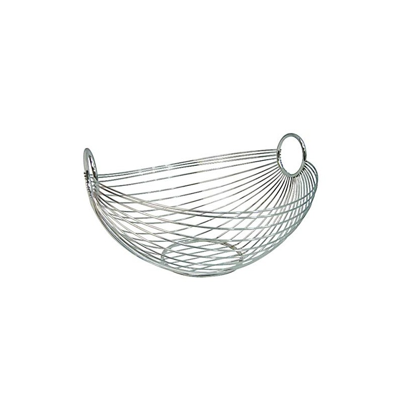 Zeller Fruit Bowl, metal Silver, 27.5 x 26 x 15
