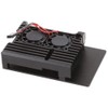 Active Heatsink Case PI4 Black | Development Board Enclosure /