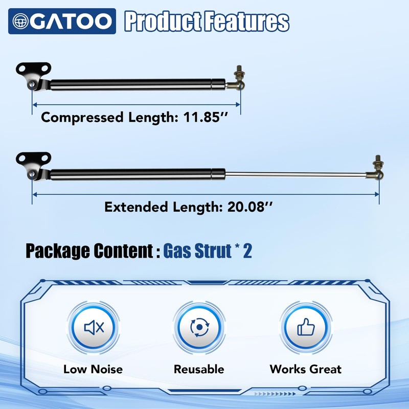 Rear Hatch Lift Supports Tailgate Liftgate Gas Shock Strut Compatible