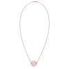 Elli Women's Necklace with Pendant Rose Gold-Plated 925 Silver Crystal