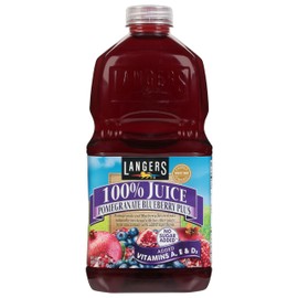 Langers Juice, Pomegranate Blueberry Plus, 64 Fl Oz (Pack of 8)