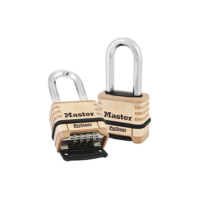 Master Lock 470-1175DLH Proseries Resettable Combination Locks, Carded, 3/8" Diameter,