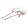 2 Player Badminton Racquets Adults Lightweight Carbon Fiber Rackets with