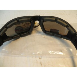 MAXX brand smoke tint motorcycle sun glasses with foam face guards