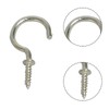 Aoktorkit 20Pcs Screw Hooks 1-1/4 Inch Ceiling Hooks Carbon Steel
