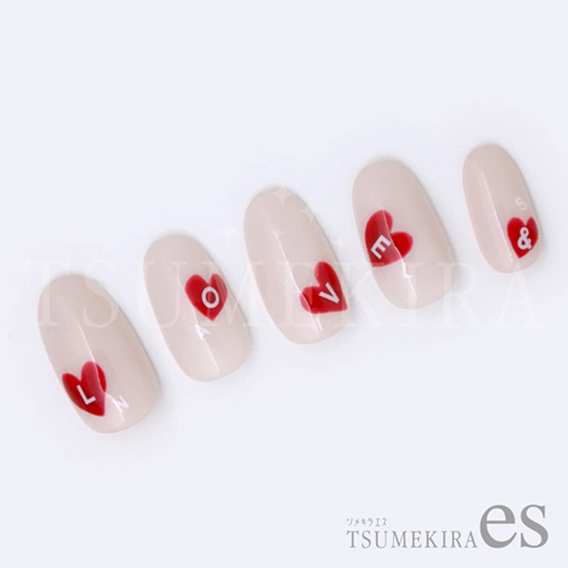 TSUMEKIRA ES-MNA-101 Nail Seal es Mini Alphabet White