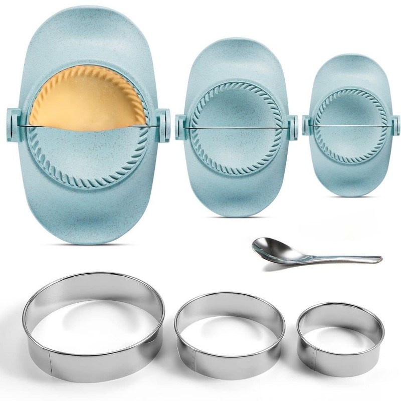 Empanada Maker Press, 3size Professional Dumpling Maker Mold Kit with