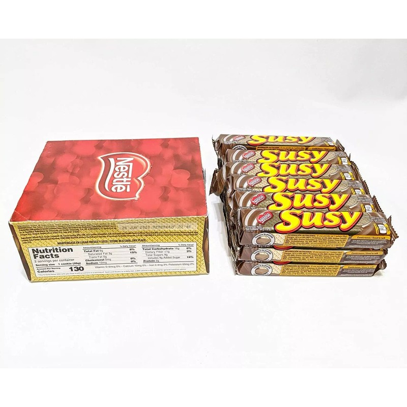 Nestle Susy Venezuela, Galleta Rellena con Crema de Chocolate 18