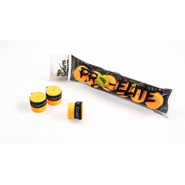 Overgrips Pro Elite Comfort Blister Contains 6 Units in Orange and Perforated.