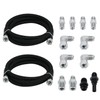 6AN 70" Transmission Fluid Oil Cooler Hose Line kit for
