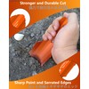 Ultralight Backpacking Trowel Aluminum Shovel Small Potty Multitool with Longer