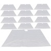 Baluue 20pcs Hair Catcher Sheets Disposable Bathroom Drain Beard Sink