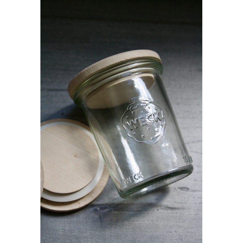 Jartastix 60mm Small Beech Wood Lids for Weck Canning Jars
