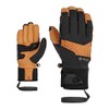 Ziener Unisex GORNER Outdoor Ski Touring Gloves, Breathable, Functional, Tan,