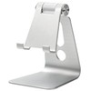 Elecom Smartphone Stand, Aluminum Stand, Cable Insert, Silver