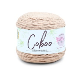 Lion Brand Yarn Coboo Yarn, Tan, 1 Skein